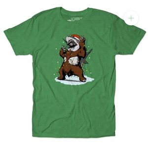 The Chive Bear Shark Green Graphic Tee - Mens Medium